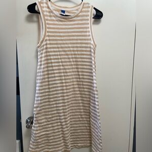 Gap striped sleeveless‎ tank tshirt dress small
